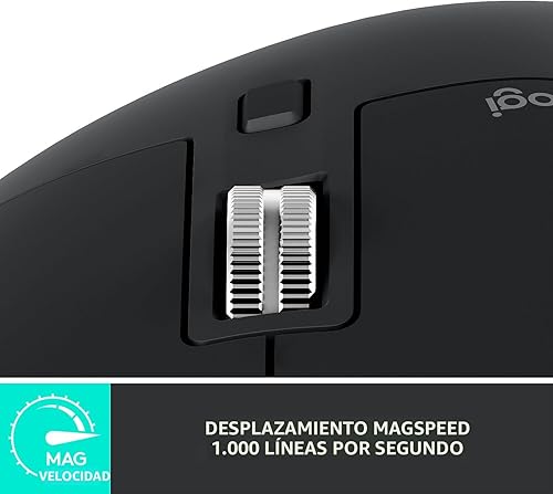 Miniatura 4 de Logitech MX Master 3S - Mouse inalámbrico de rendimiento con desplazamiento ultrarrápido Ergo 8K DPI pista en vidrio clics silenciosos USB-C