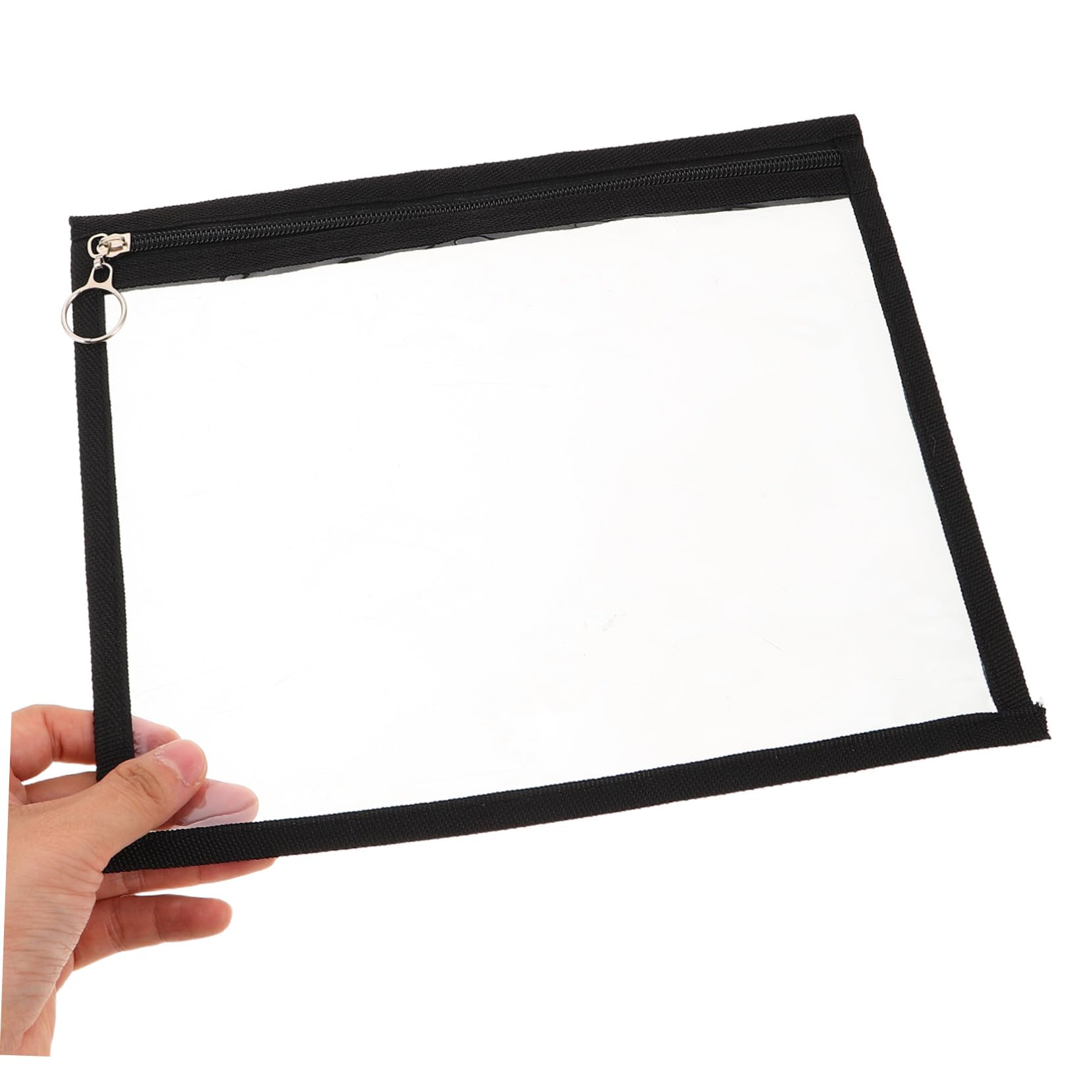 iplusmile 12pezzi Sacchetti Trasparenti Cerniera in Pvc Borse Organizer Per Documenti e Cosmetici Impermeabili e Pratici Per Uso Quotidiano e Viaggio