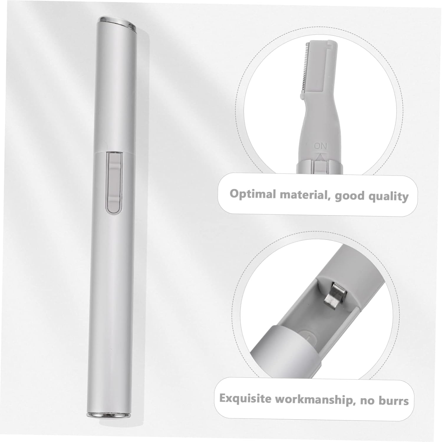 1Set Electric Eyebrow Trimmer Multifunctional Hair Removal Device for Women Portable Personal Care Tool for Eyebrows Nose and Facial Hair Ergonomic Design for and Travel