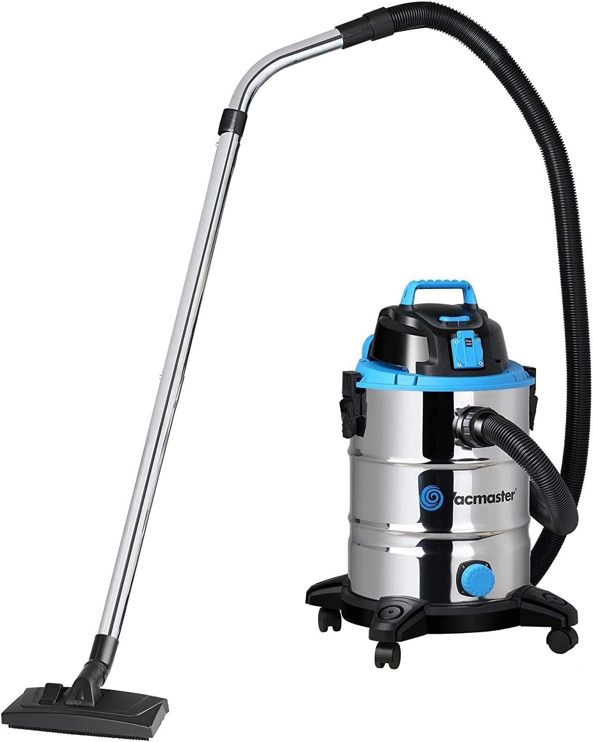 Vacmaster VQ1530SFDC 1500W 30L Aspiratori Solidi e Liquidi, Inossidabile, Funzione Soffiante, Aspirapolvere Aspiratori industriali