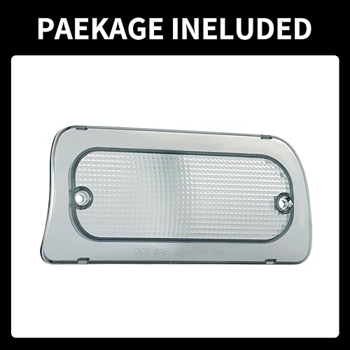 Miniatura 7 de KARPAL Cubierta de lente de luz de freno para tercera luz de freno compatible con Chevy S-10 GMC Sonoma 1994-2004 Extended Cab Chevy S-10 GMC Sonoma