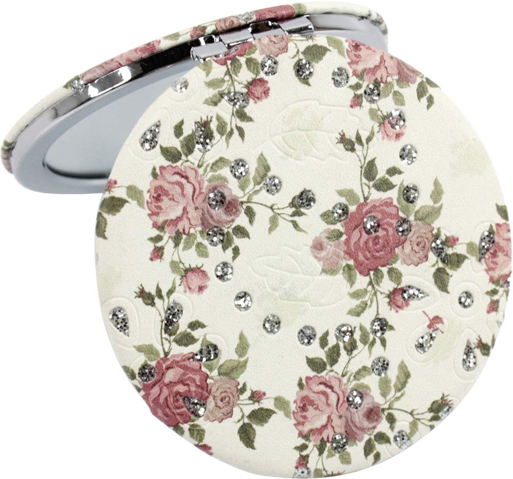 Amazon.co.jp: ロイヤルアーデン コンパクトミラー ラウンド ローズ