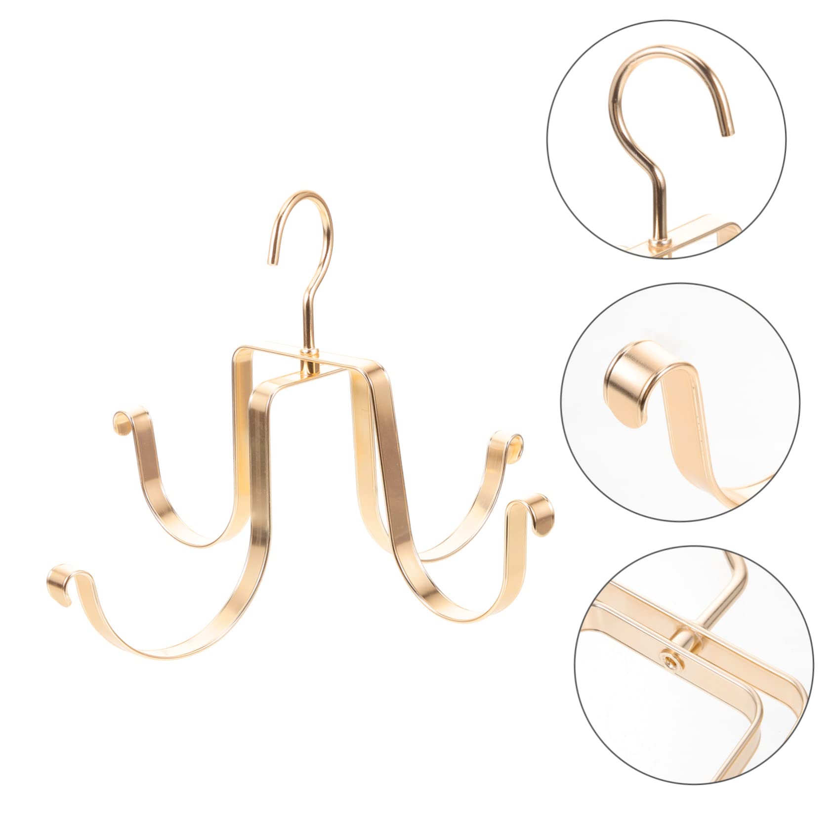 HOOTNEE Aluminium Alloy Shoe Drying Rack Space Saving Organizer for All Shoe Types Heavy Duty Hanger for Balcony Closet Use Compatible with Standard Wardrobe Bars