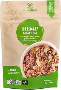 Glutenull Bakery Hemp Granola, 140g, Vegan, Gluten-Free, Non-GMO