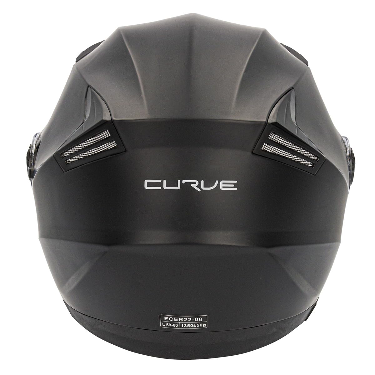 Curve Casco Jet para Moto, Mercury, Material Resina ABS termoplástica, Sistema de ventilación, Visor Solar Ahumado, Cierre micrométrico, Adultos, Hombre y Mujer, ECE 22.06