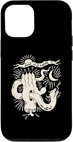 Miniatura 1 de Funda gráfica para iPhone 14 Pro Hand Of Satan Baphomet Satanic Goat Devil Goth