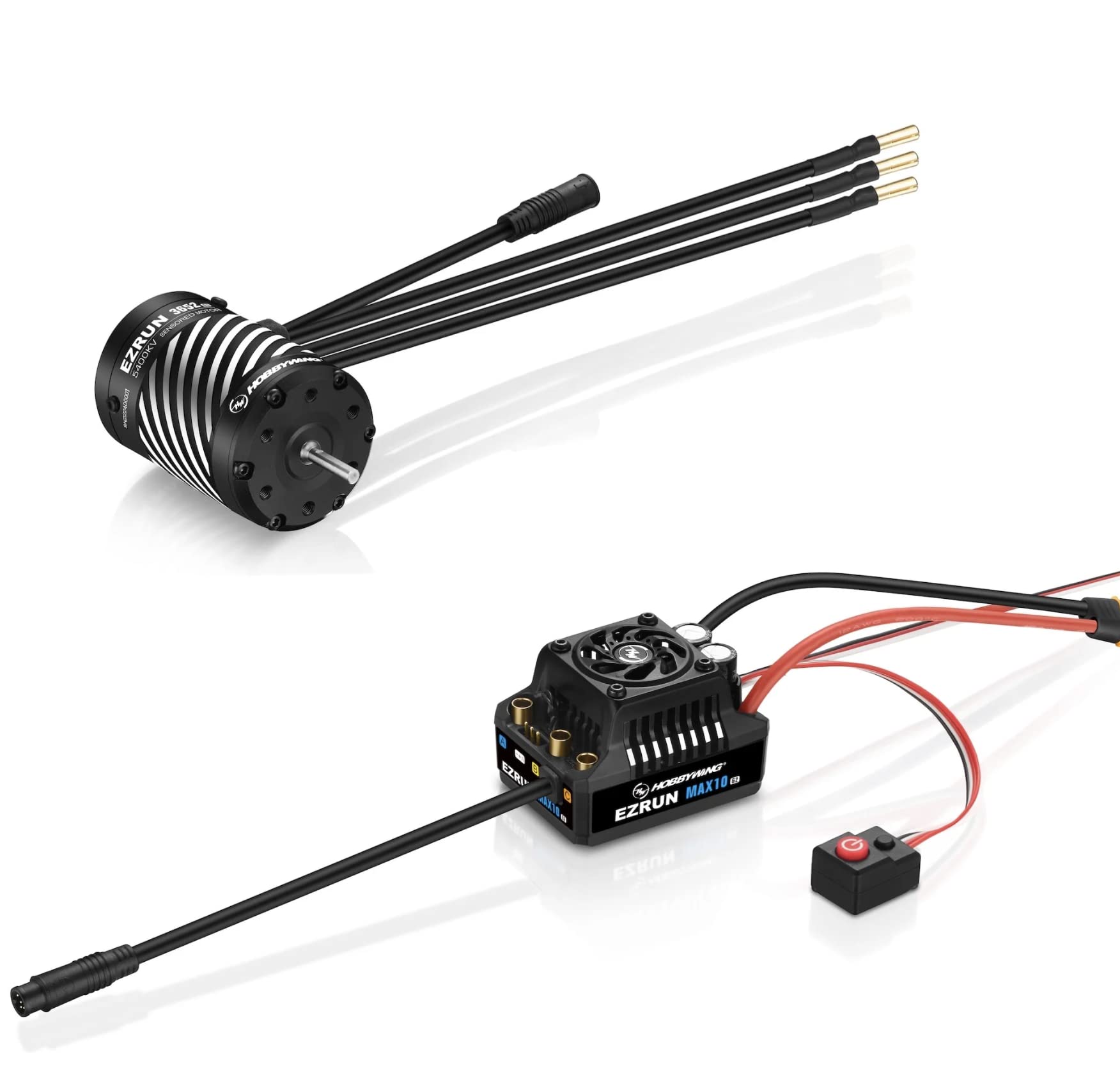 Amazon.com: HOBBYWING EZRUN MAX10 80A Combo 3652SD (MAX10 80A