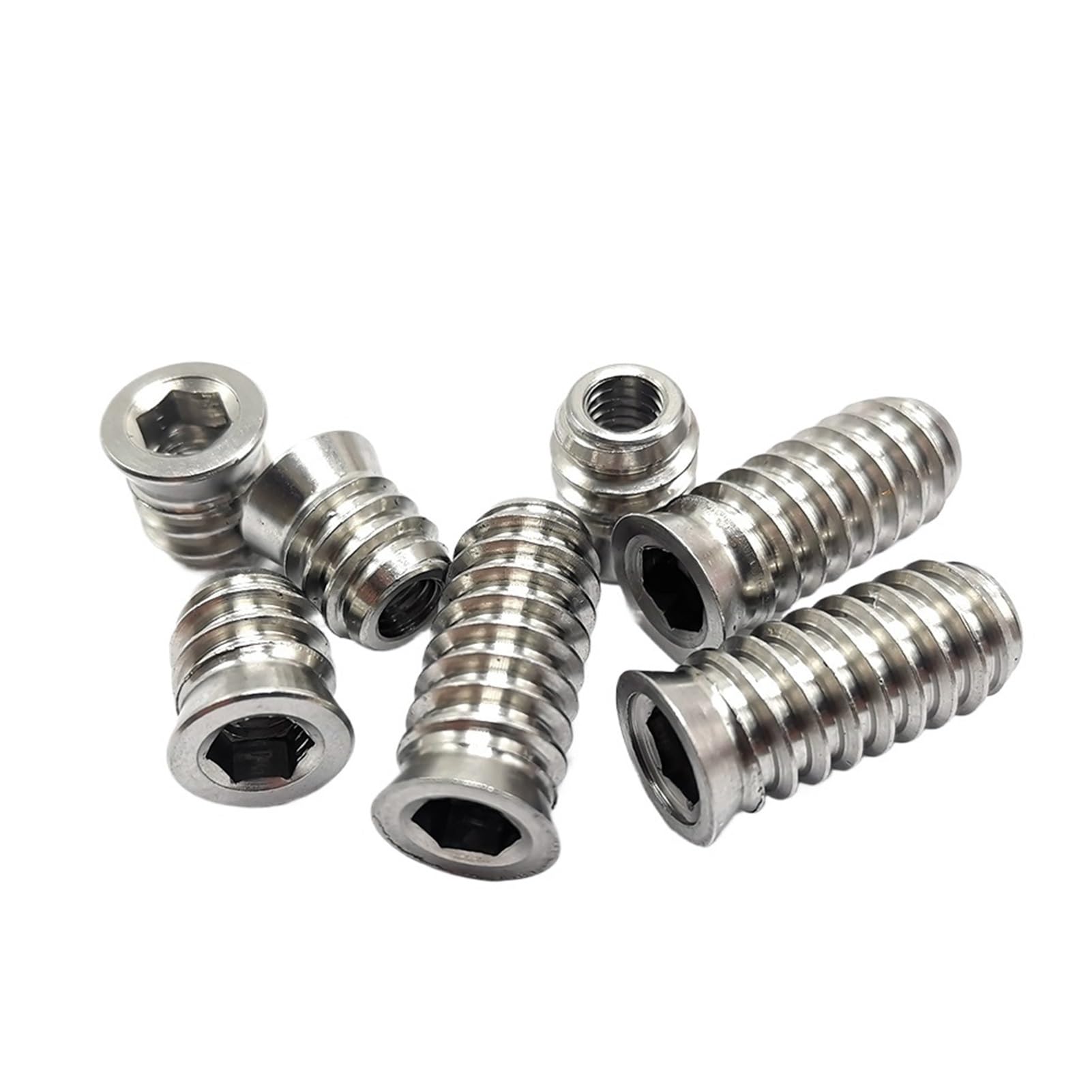 Compatible con tuercas de inserción hexagonales M3-M10, tuerca incrustada madera acero inoxidable 304, B063(M10x18 (30 pieces))