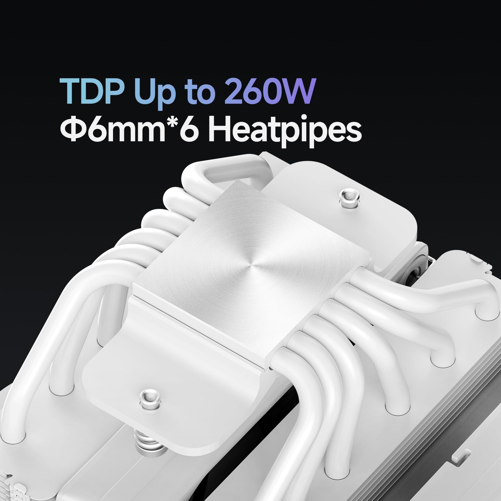 Ocypus Iota A62 WH Ventirad CPU avec Digital Display,Full White Air Cooler