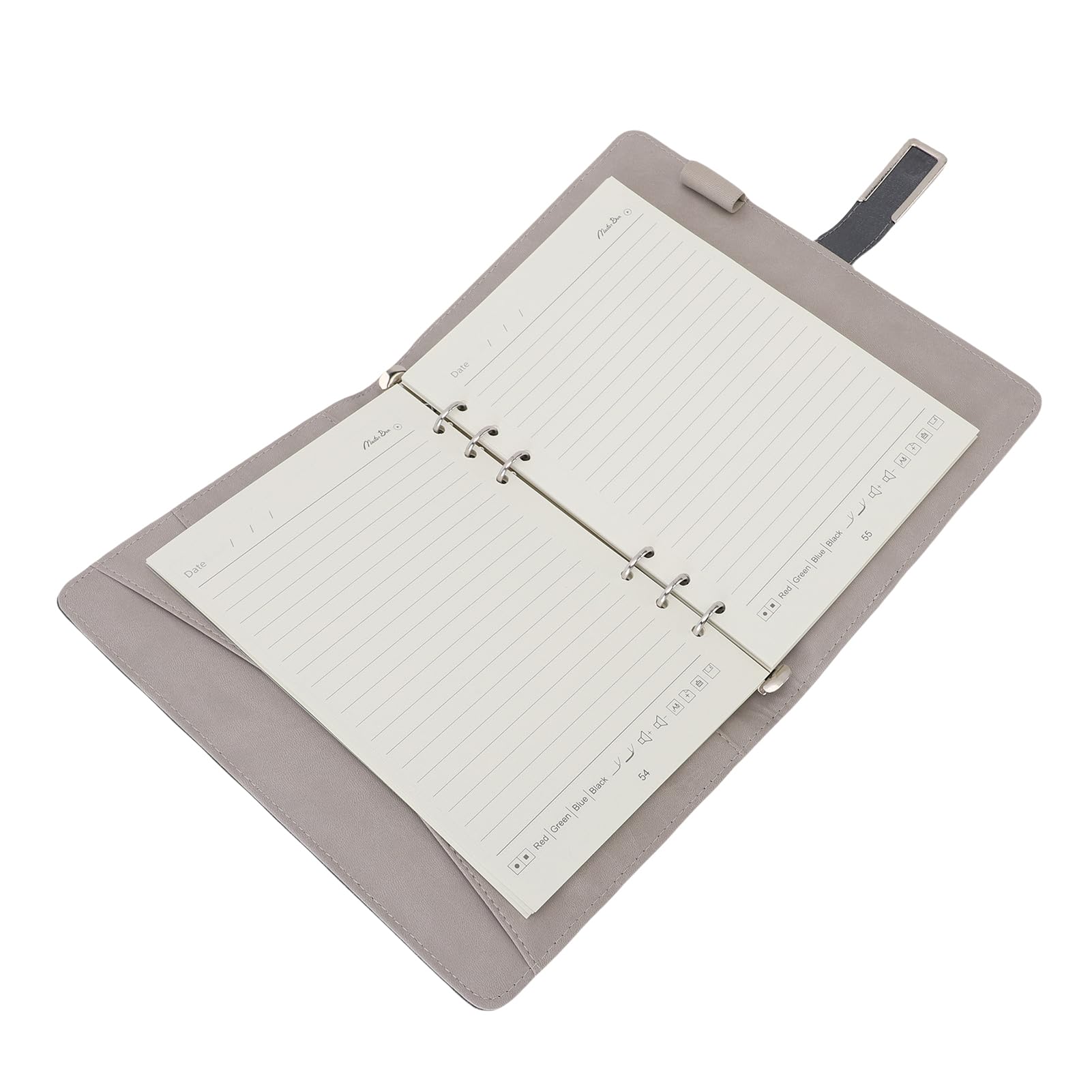Jectse Carnet Numérique Intelligent sans Fil avec Transcription AI, Synchronisation en Temps Réel pour Smartphones IOS et, Carnet en Cuir PU Réutilisable pour une Prise de Notes Facile