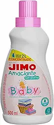 JIMO Amaciante Concentrado Baby Mais Maciez Menos Agressiva Fragância Suave 500ml