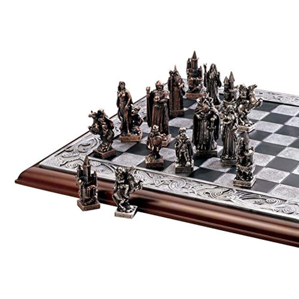 Design Toscano Mystical Legends Chess Set : Amazon.in: Toys & Games