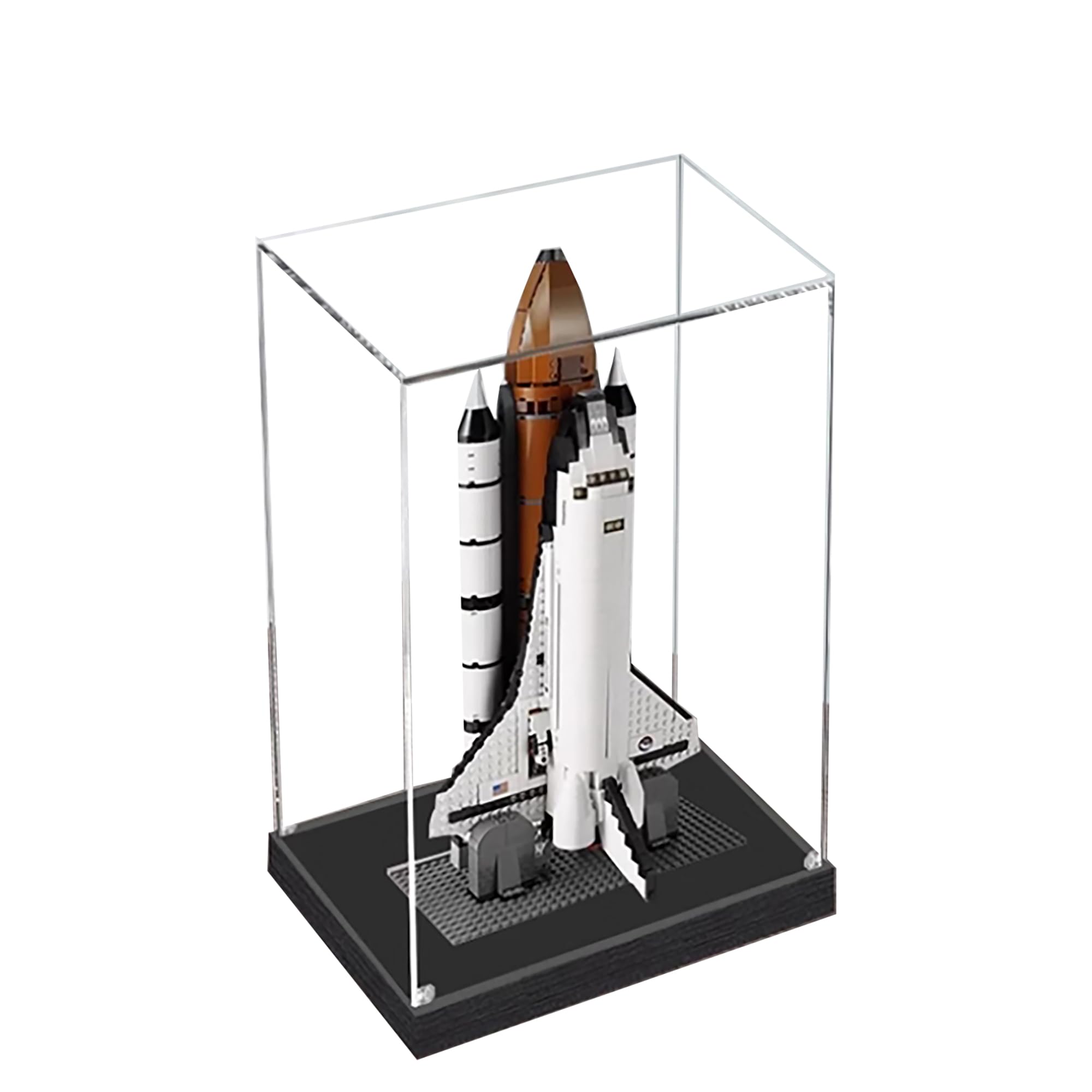 Acrylic Display Case for Lego 10231 Space Shuttle Model, 3mm Dustproof Display Box, Display Case Compatible with Lego 10231（Model Not Included (Transparent 2MM)