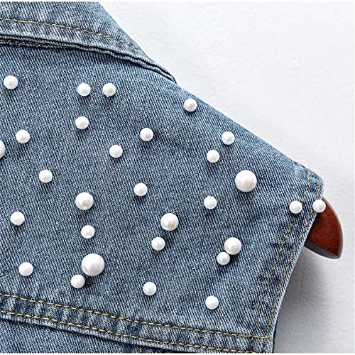 Veste courte en jean sans manches pour vos sorties urbaines branchées