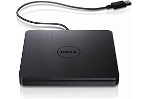 Dell External Ultra Slim DVD +/-RW Drive for Laptops