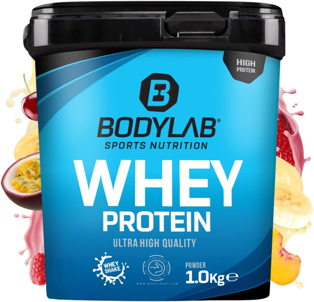 Bodylab24 Whey Protein Powder Fruit Mix 1 kg