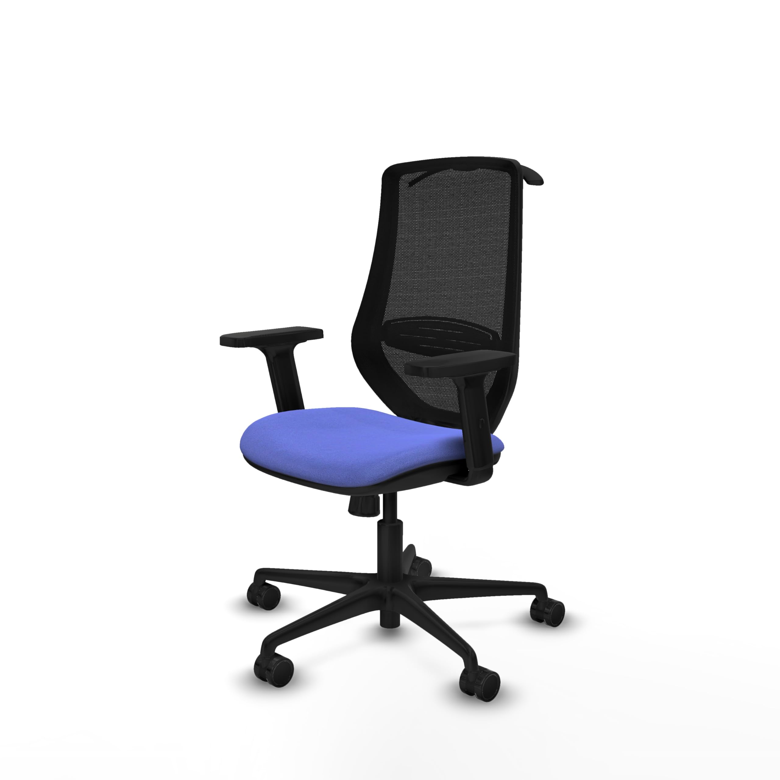 Piqueras y Crespo Mardos: Silla de Laboratorio ergonómica con Respaldo Fijo, Apoyo Lumbar 1D, Brazos 2D, Mecanismo sincro 4 Posiciones, para Uso de 8 Horas y Peso máximo de 120 Kg