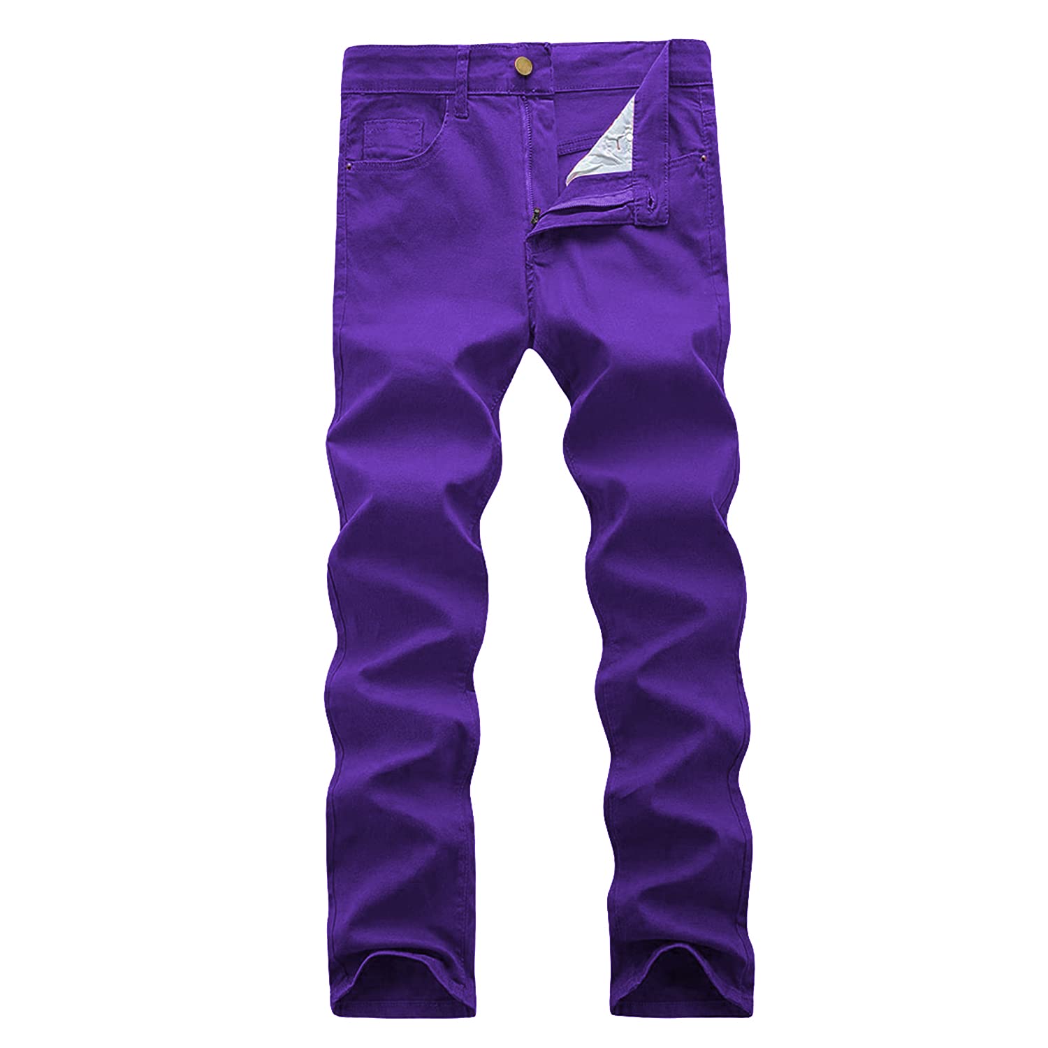 WULFUL Men's Slim Fit Skinny Stretch Comfy Denim Jeans Pants