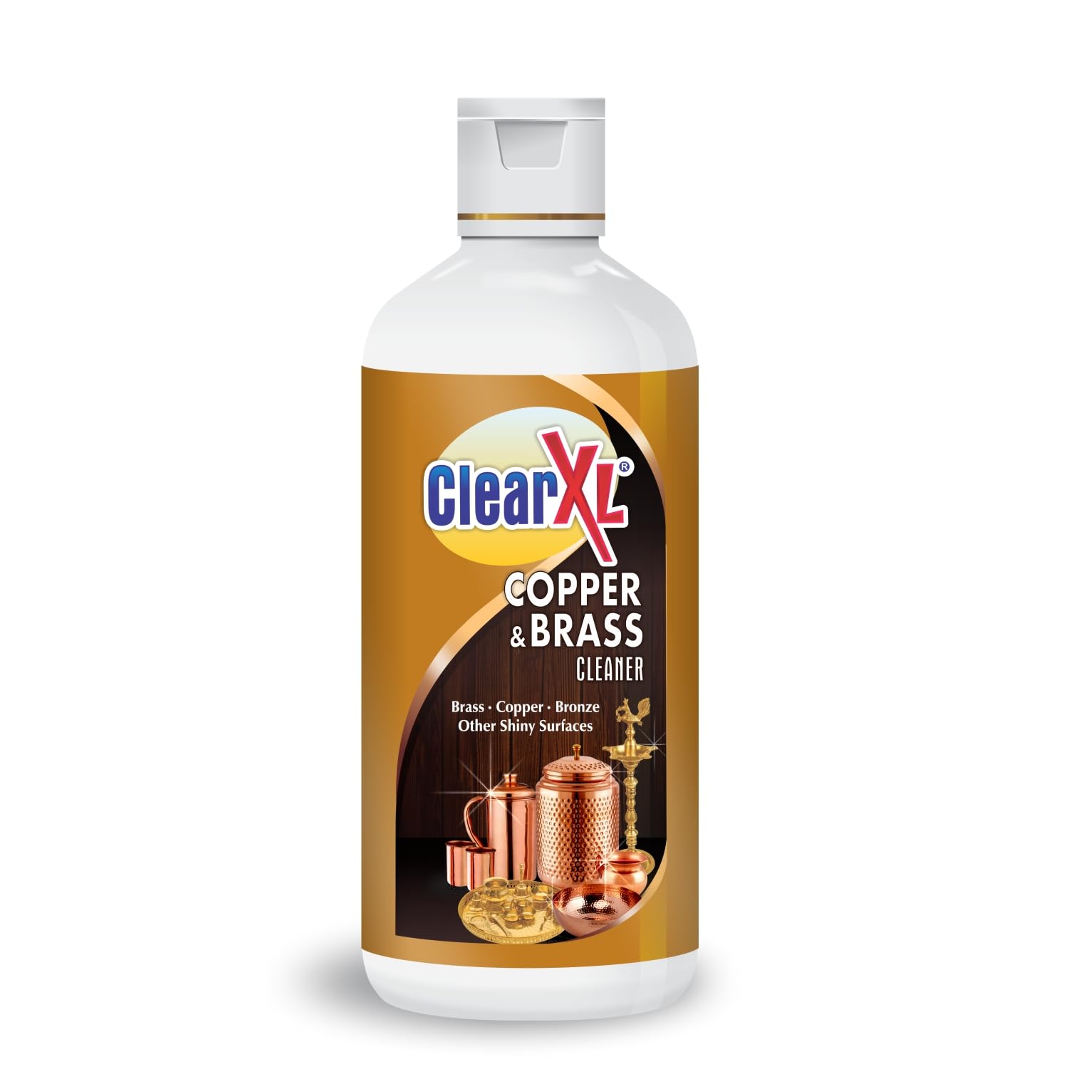 Copper & Brass Cleaner GEL Shine & Stain Remover for Copper, Brass, Bronze & Metal Black Spots & Dullness Safe Metal Polish Kitchen Cleaning पित्तल के बर्तन की सफाई | 300ML | PACK OF 1-image-46