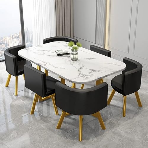 ミーティングテーブル 大きい オフィステーブル 6-8人掛け 会議用テーブル 6-8人用 会議テーブル 事務机 大型 会議机 長テーブル ダイニングテーブルセット6-8人掛けダイニング シンプル ライト 高級 応接テーブルとチェアの組み合わせ 商談テーブル