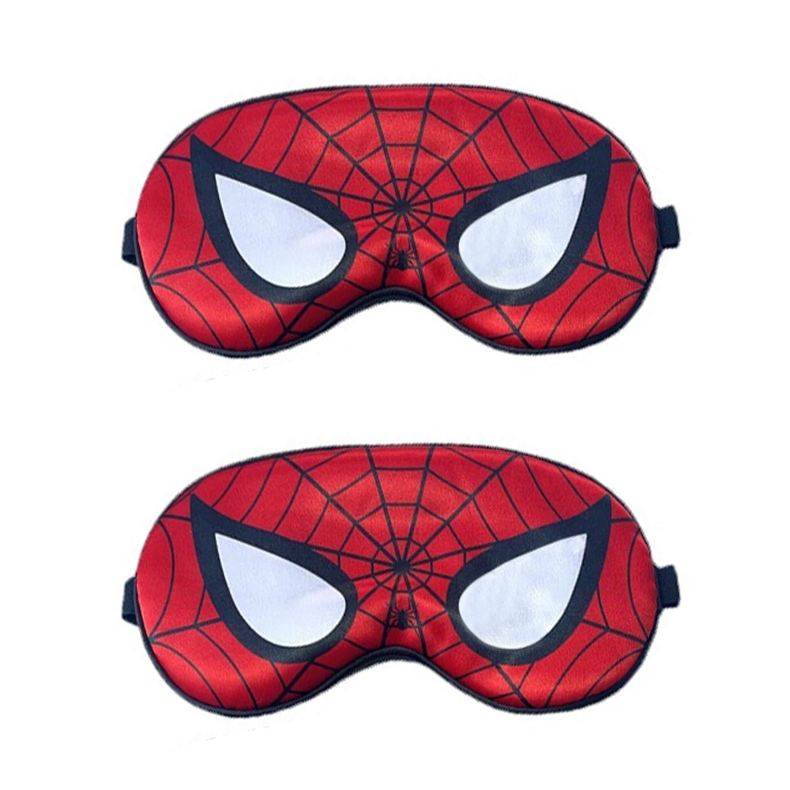 VIDSTW 2 Piezas Seda de Mora Antifaz para Dormir Niño, Sleep Mask Diseño de Dibujos Animados, Mascara Dormir Ajustable, para Aliviar la Fatiga Ocular, Mejorar la Calidad del Sueño
