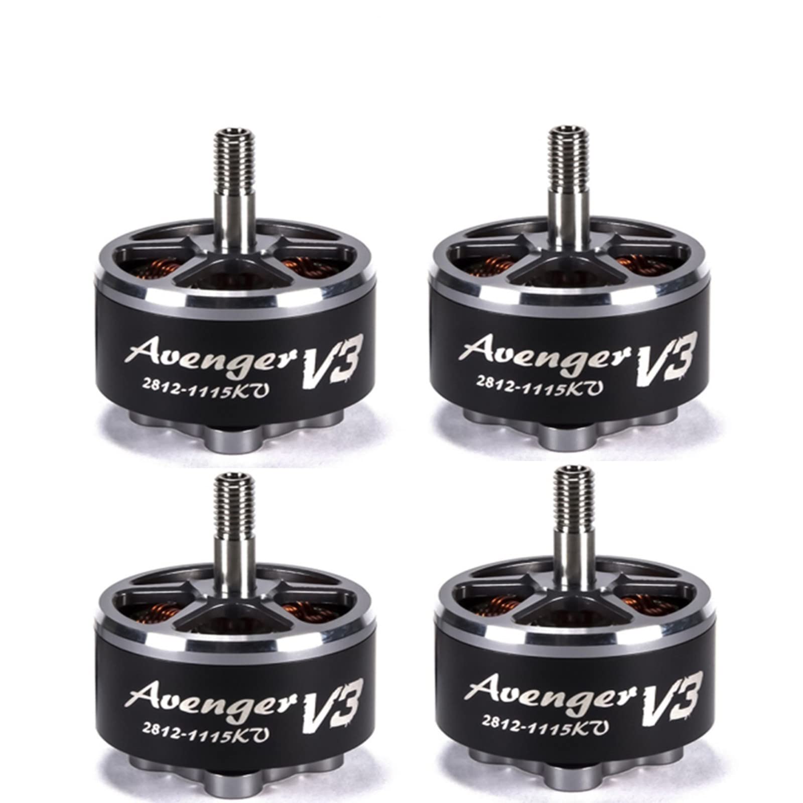 Motor,4PCS Brotherhobby 2812 V3 1115KV Brushless Motor For FPV Multicopter Remote Control Drone
