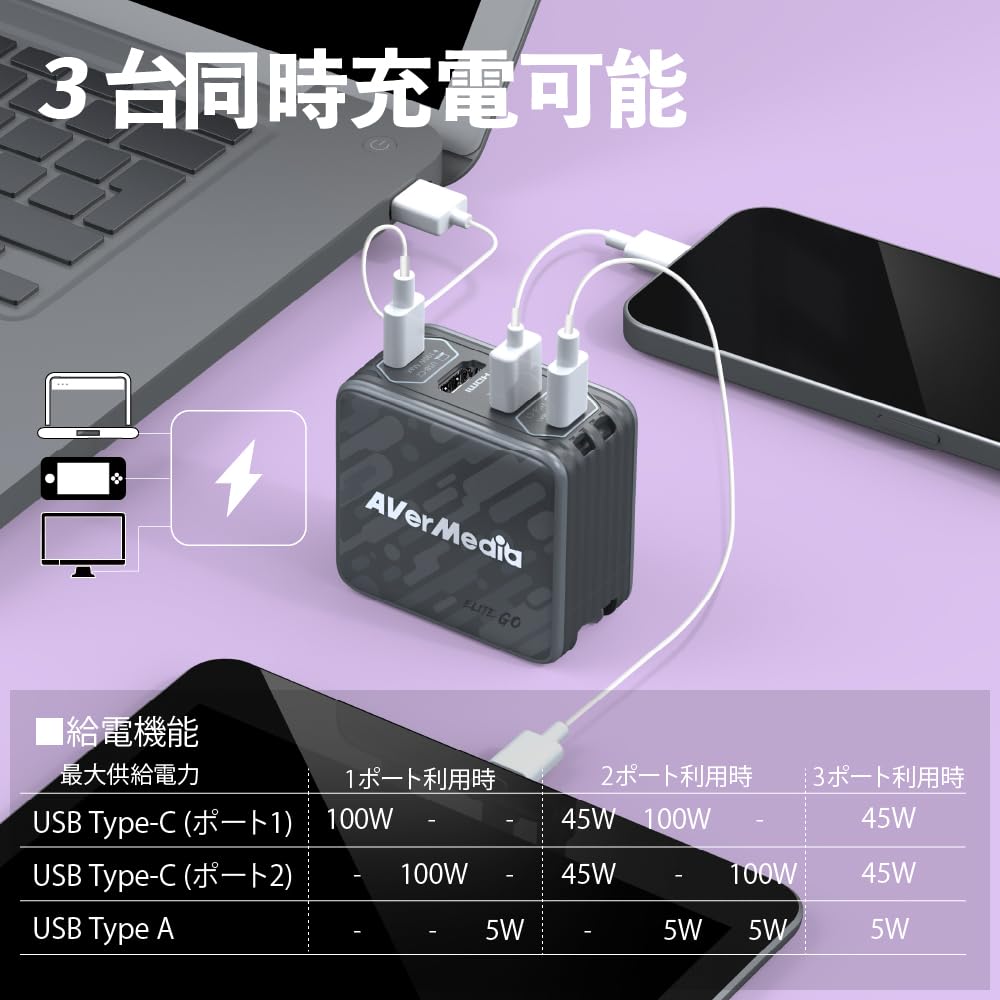 Amazon.co.jp: AVerMedia Live GENERATOR POCKET ポケット充電器