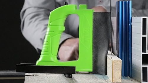 Miniatura 7 de BOW Products GuidePRO Bundle - Guía de sierra de cinta GP5 con extensor GP7 y herrajes de barra de anclaje, tabla de plumas vertical para sierra de