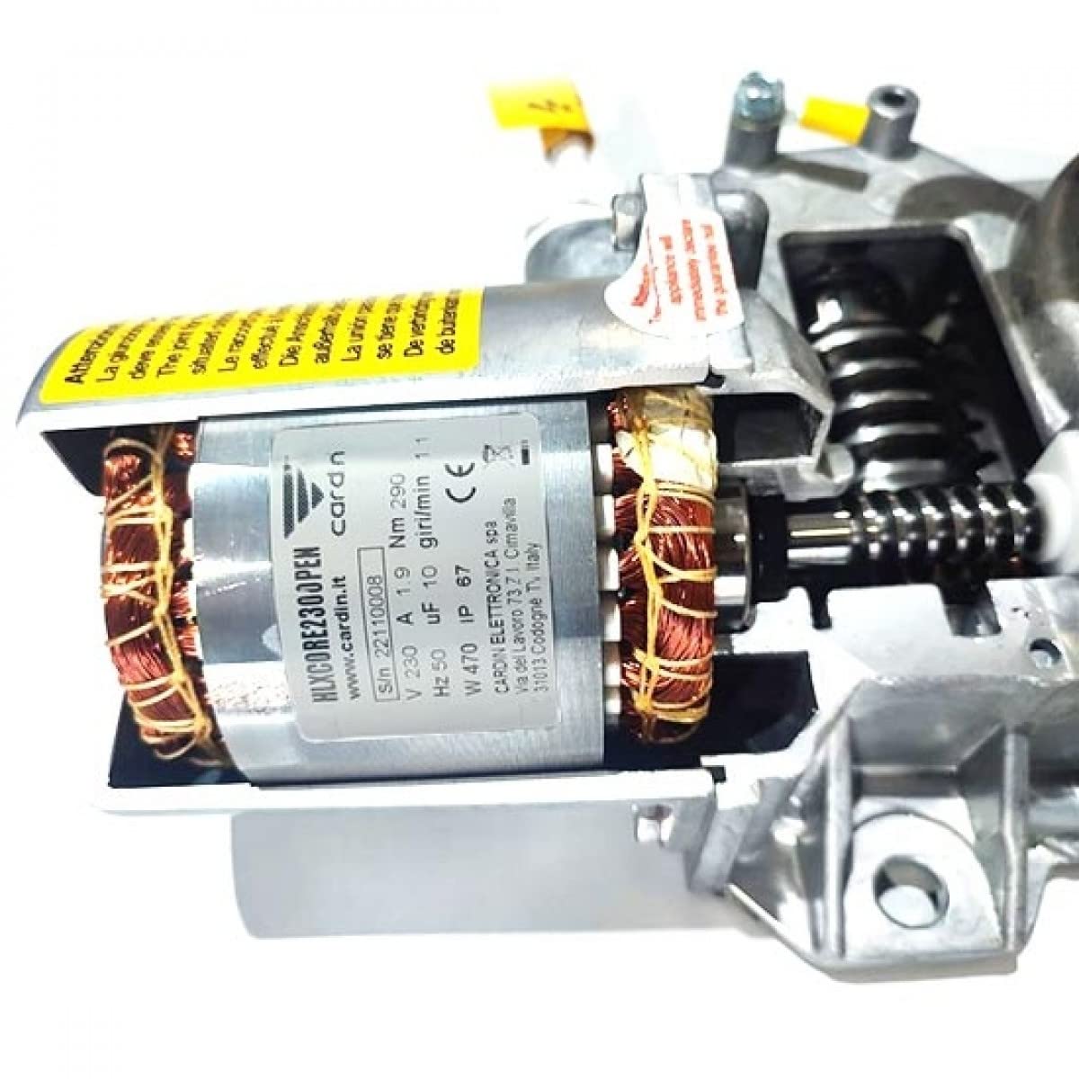 Motore Cardin elettromeccanico interrato 230V per cancelli a battente per ante da 3M 550Kg 110° compatibile FROG Cardin HLXCORE230