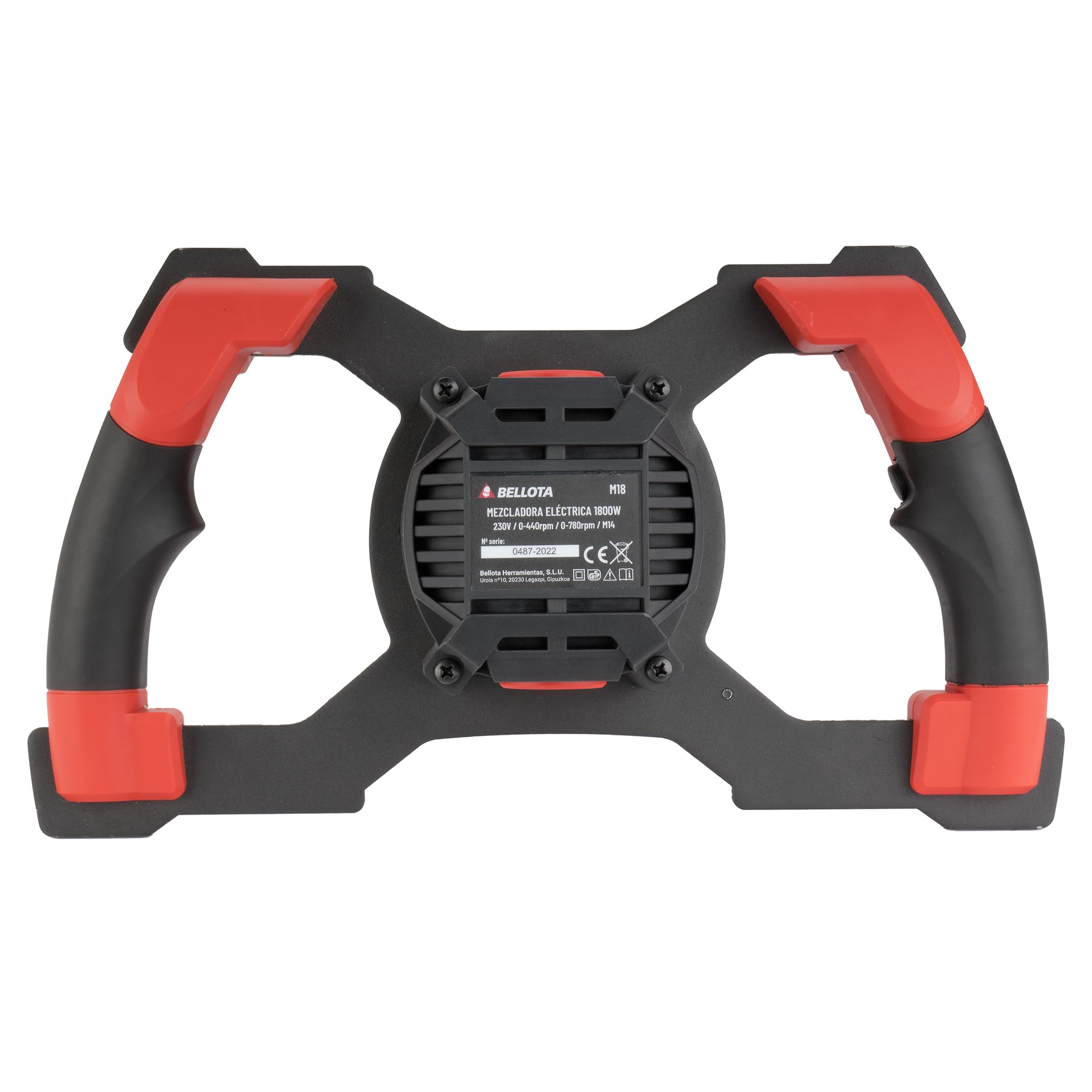 Bellota M18 - Máquina mezcladora de pintura y mortero de 1800 W 220 v enchufe tipo C-F