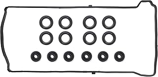 Valve Cover Gasket Set - Compatible with 2.0L 2.3L 2.4L 2002-2015 Honda Accord, Civic, CR-V, Element, Crosstour, Acura CSX, ILX, RDX, RSX, TSX - Replace VS50614R, 12341-R40-A00