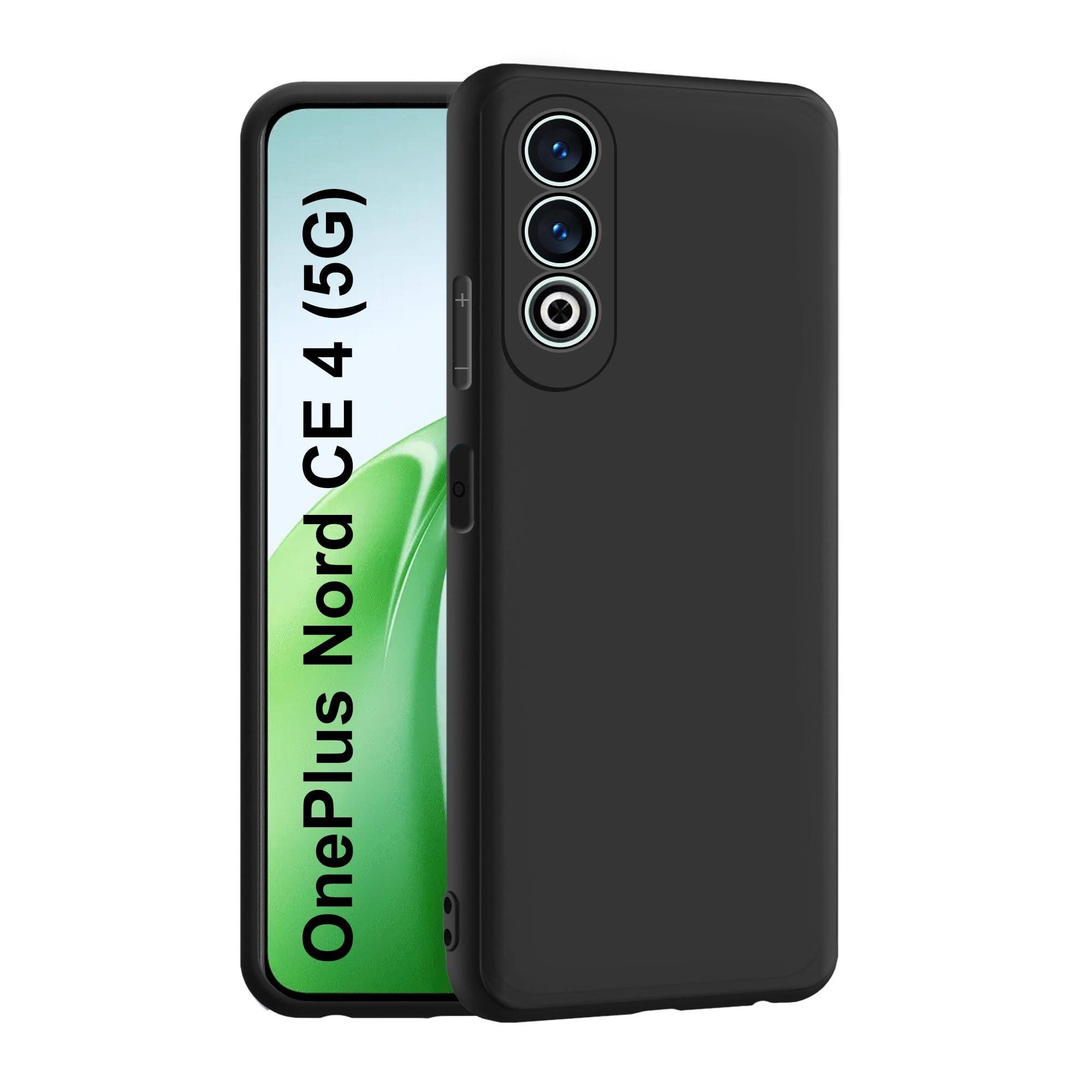 CEDO OnePlus Nord CE4 / CE 4 (5G) Back Cover | Camera Bump Protection & Inner Velvet Fabric Lining | Ultra Slim Matte Soft Rubberised Case Cover (Black) (B0CZXW7TXL) Amazon Price History, Amazon Price Tracker