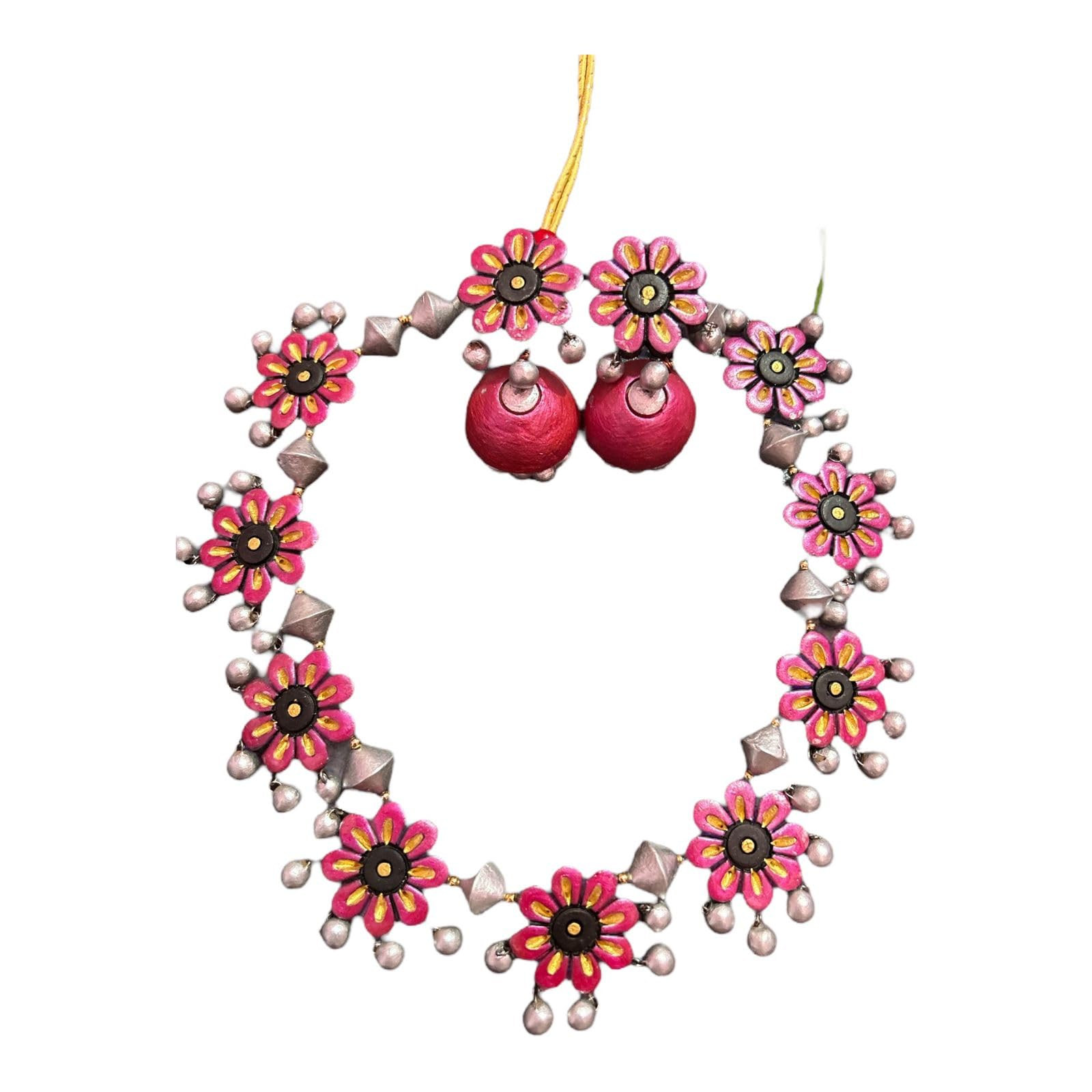 See full amazon price history chart for Le bijouxistic Handmade Terracotta Jewelry Necklace Earring Set | Terracotta Necklace Earrings set for Women Girls - Necklace, Earrings in Pink Color Le bijouxistic Handmade Terracotta Jewelry Necklace Earring Set | Terracotta Necklace Earrings set for Women Girls - Necklace, Earrings in Pink Color (B0D65LHBW1) Amazon Price History, Amazon Price Tracker