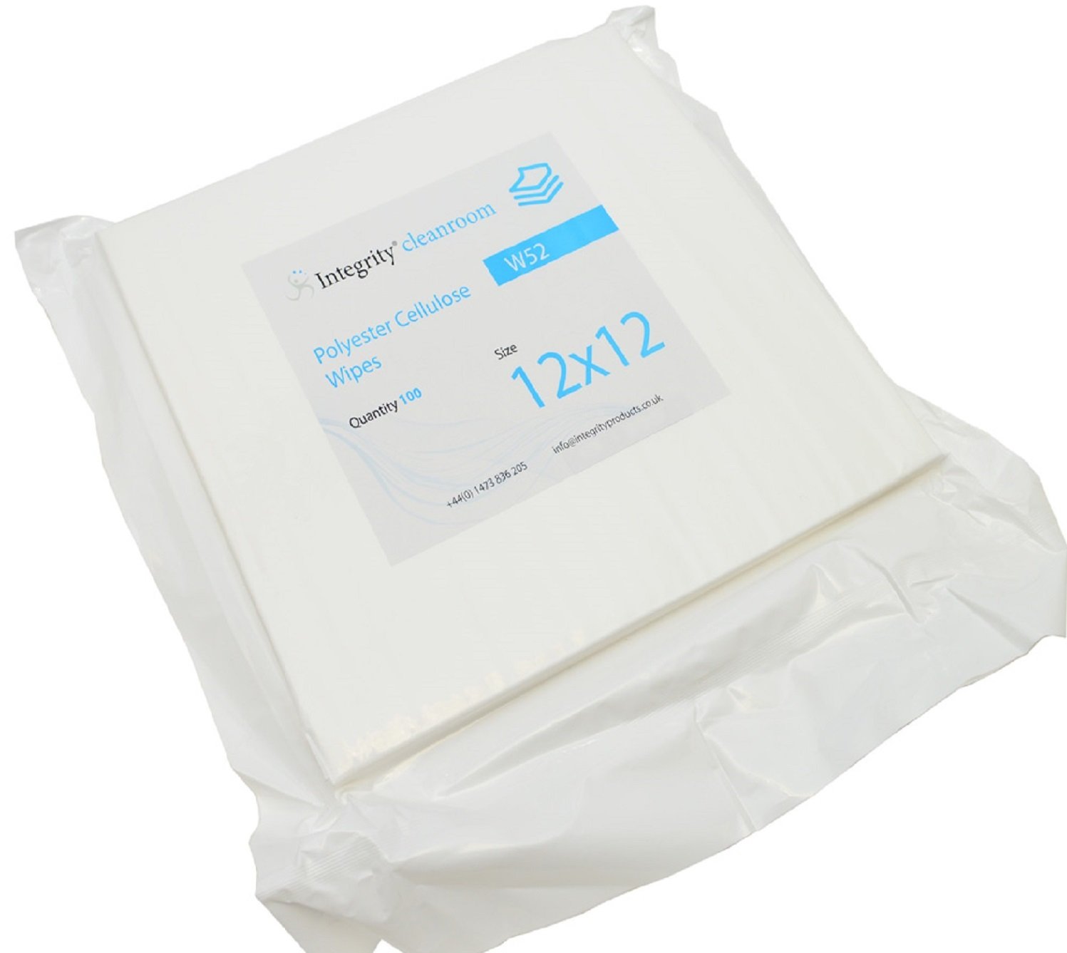 12"x12" Polyester/Cellulose Wipe - W52 (600-0520)