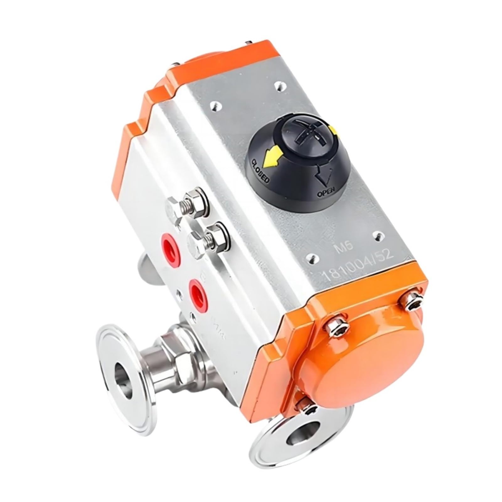 Vanne pneumatique 38mm double effet en acier pour réseaux exigeants