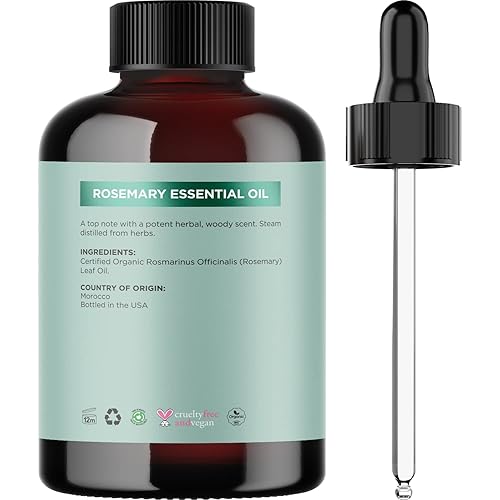 Miniatura 5 de Maple Holistics Paquete voluminizador para el cabello: champú de biotina de gran tamaño, acondicionador y aceite esencial de romero puro