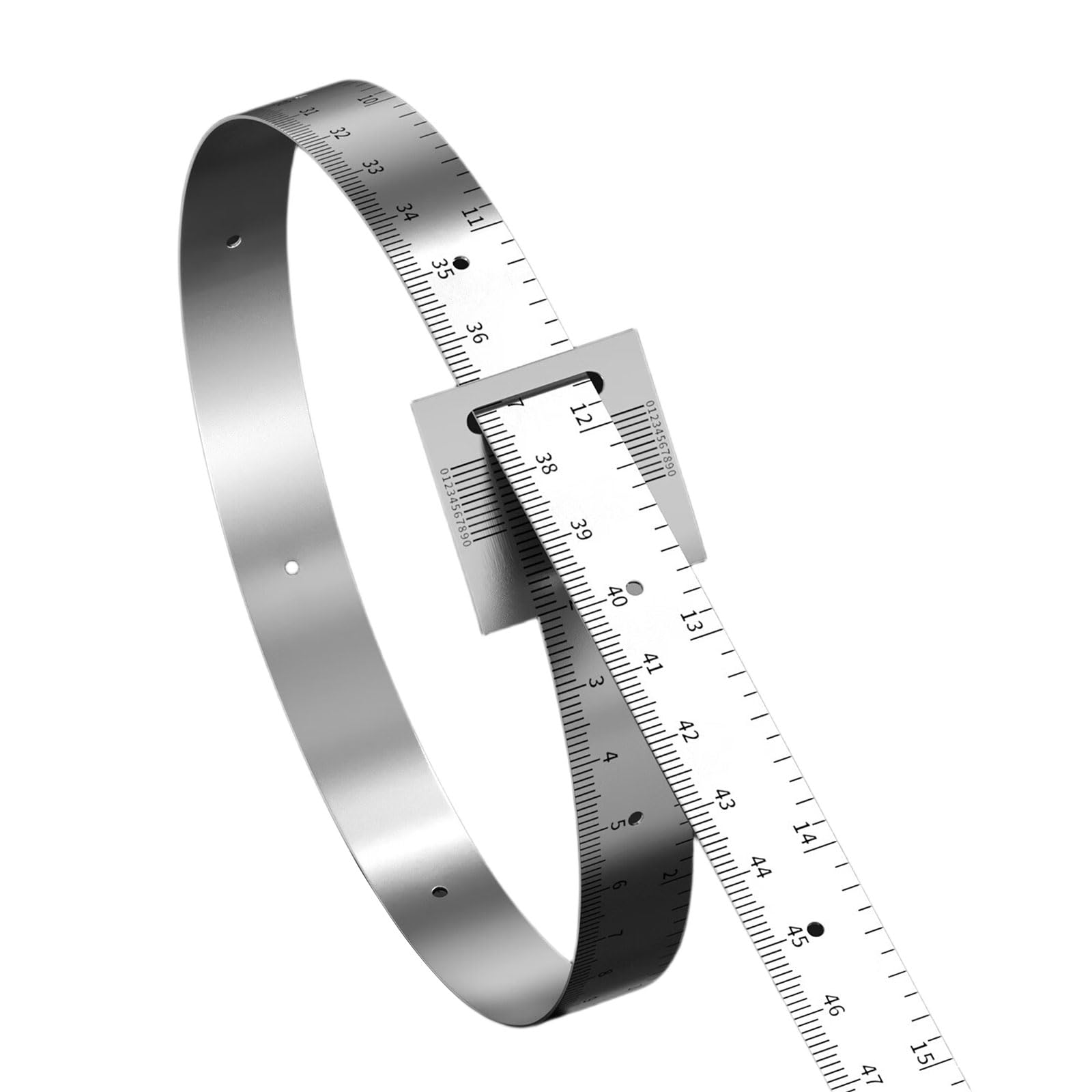 Rustproof Stainless Steel Diameter Tape Extra Thick Circumference Ruler with Easy to Read Scale for Various Applications Rustproof Steel Accuracy Ratio Tape