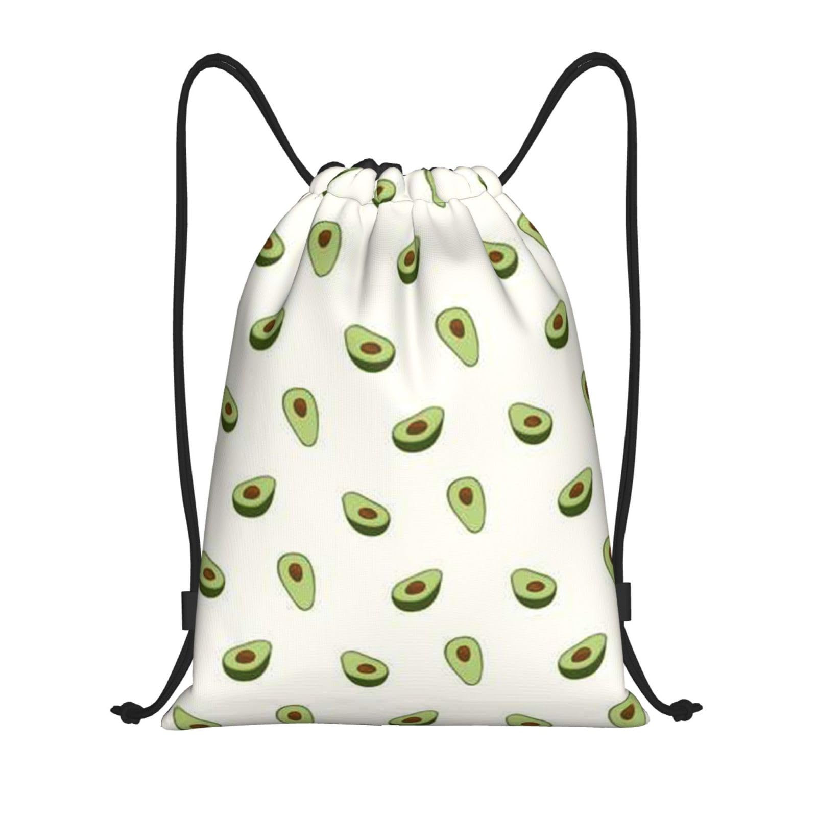 AABSTBFM Avocado Lightweight Drawstring Backpack | M - String Backpack Bags For Gym, Travel, Shopping, School, And More