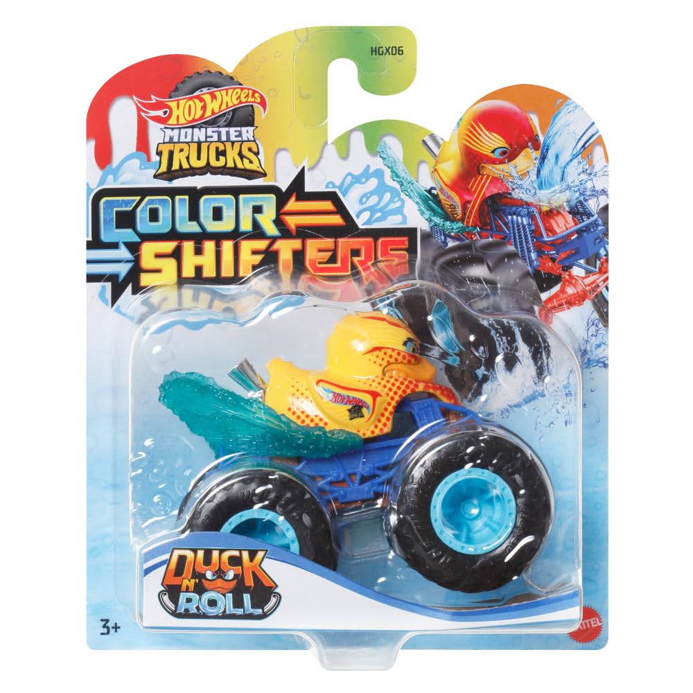 Hot Wheels Monster Trucks Car Color Change - Assorted Models