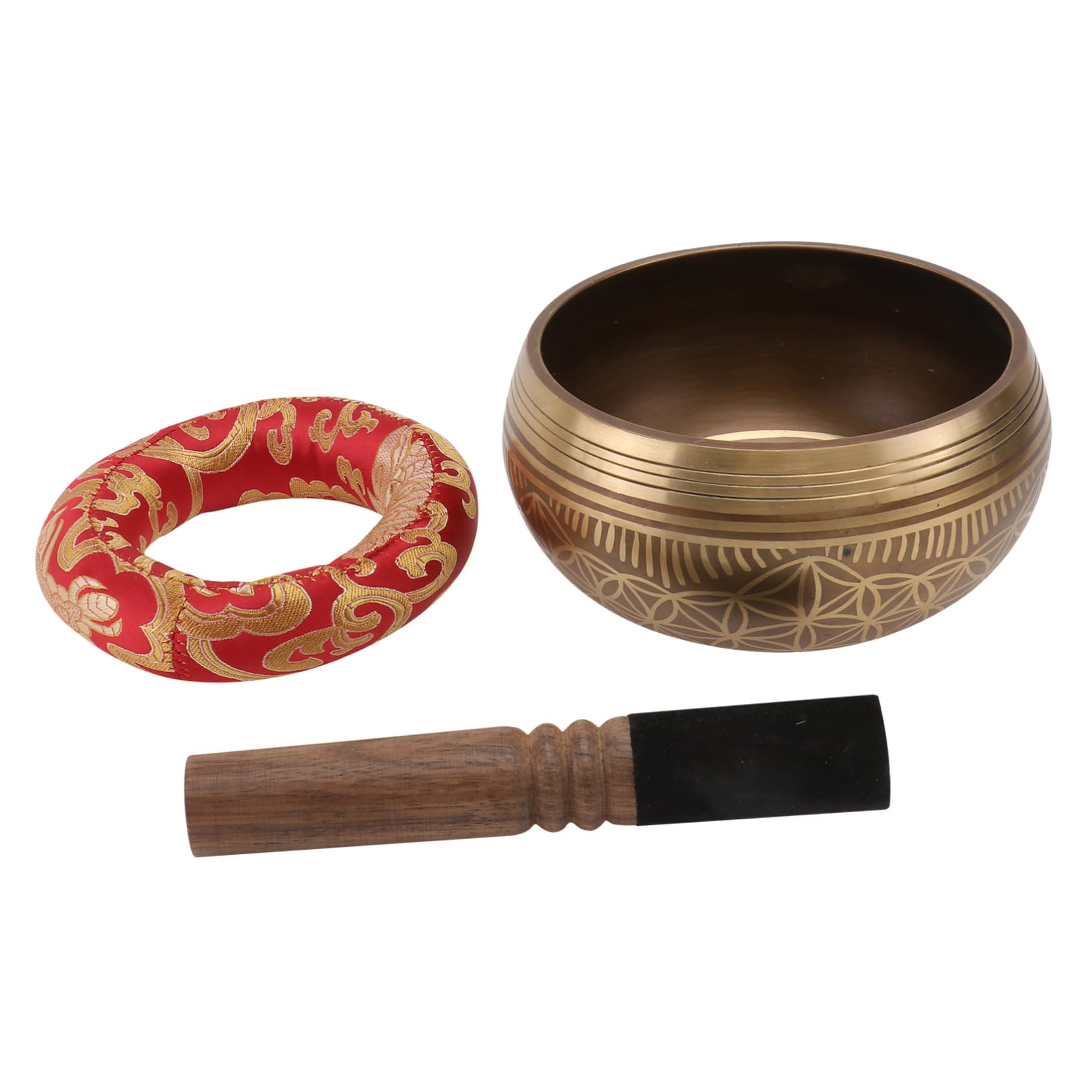 ifundom 1set Ciotole Tibetane Per Meditazione Strumento Musicale Per Terapia Del Suono Con Accessorio Per Relax e Benessere Ambienti Meditativi