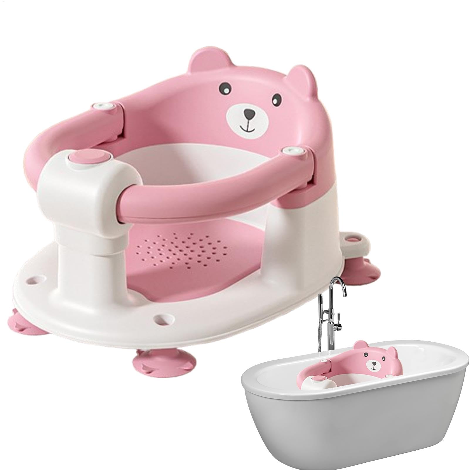 Seggiolino Da Bagno Per 6+ Seduta In Vasca, Sedile Da Bagno | Seduto Per Bambini e Bambine 6+ , Maschi e Femmine, , Seggiolino Bagnetto, Sedile Vasca, Bebè, Piccoli