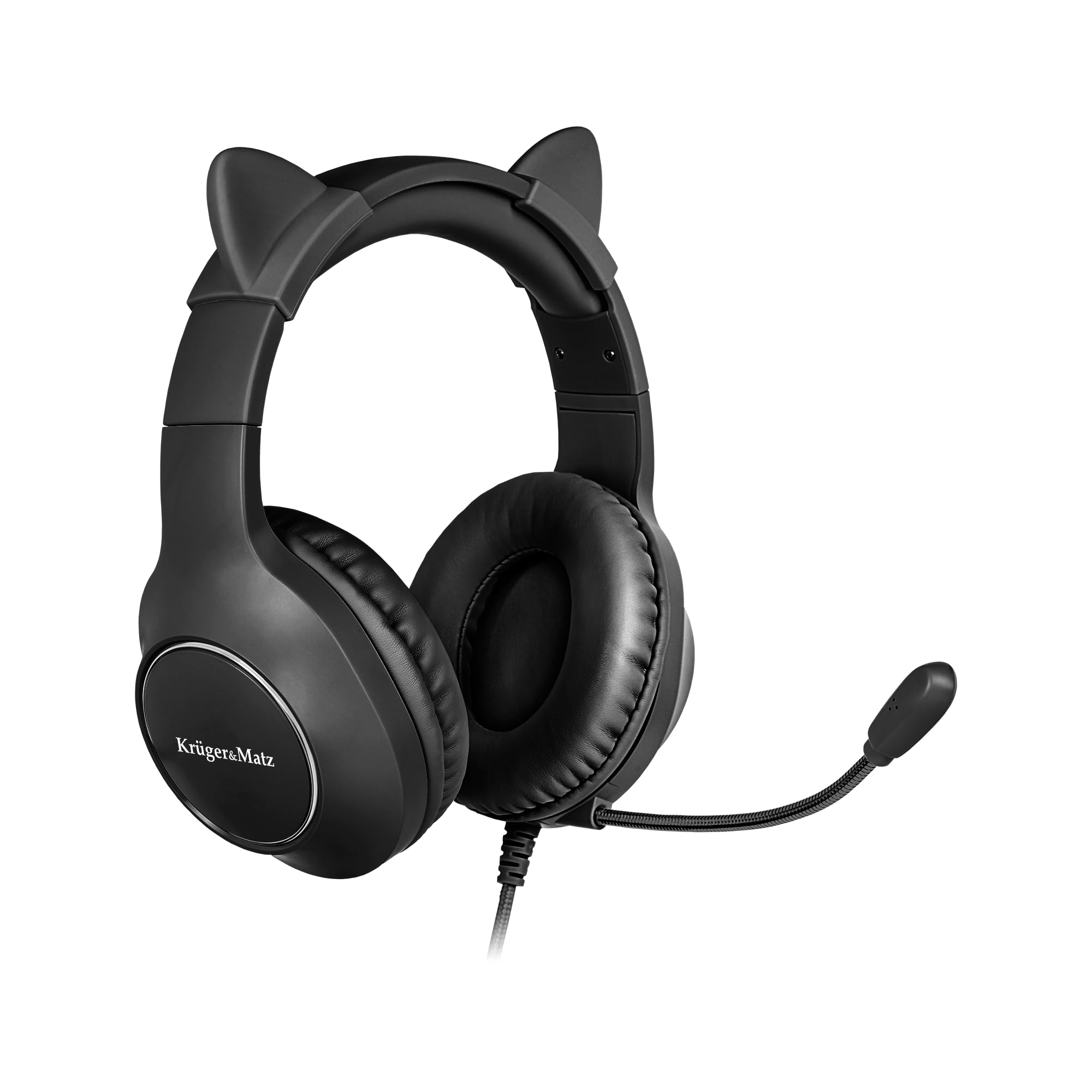 Krüger&Matz Gamer Kids KM0659 Casque avec Microphone Noir