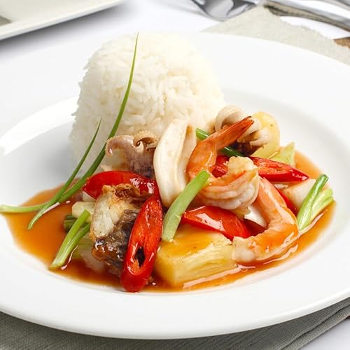 Miniatura 4 de Classic Cuisine Vaporizador de alimentos y arrocera en uno, vaporizador de alimentos de dos niveles para comidas saludables en cualquier momento,