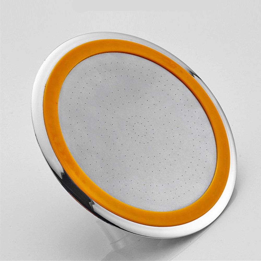 VVW&LIU Cabezal de Ducha de baño ABS de 2 Modos Ajustable de 4/6 Pulgadas Cabezal de Ducha de Lluvia Grande Ultrafino Cabezal de Ducha de Mano de Alta presión, 6 Pulgadas
