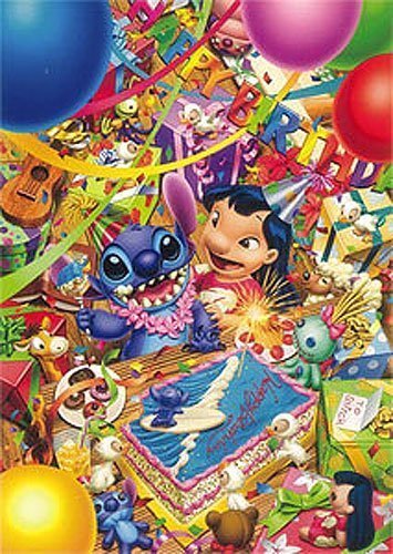 廃番品 ジグソーパズル ディズニー スティッチ バースデイパーティー！ 2000 Amazon.co.jp: ディズニー リロ＆スティッチ バースデイ パーティー
