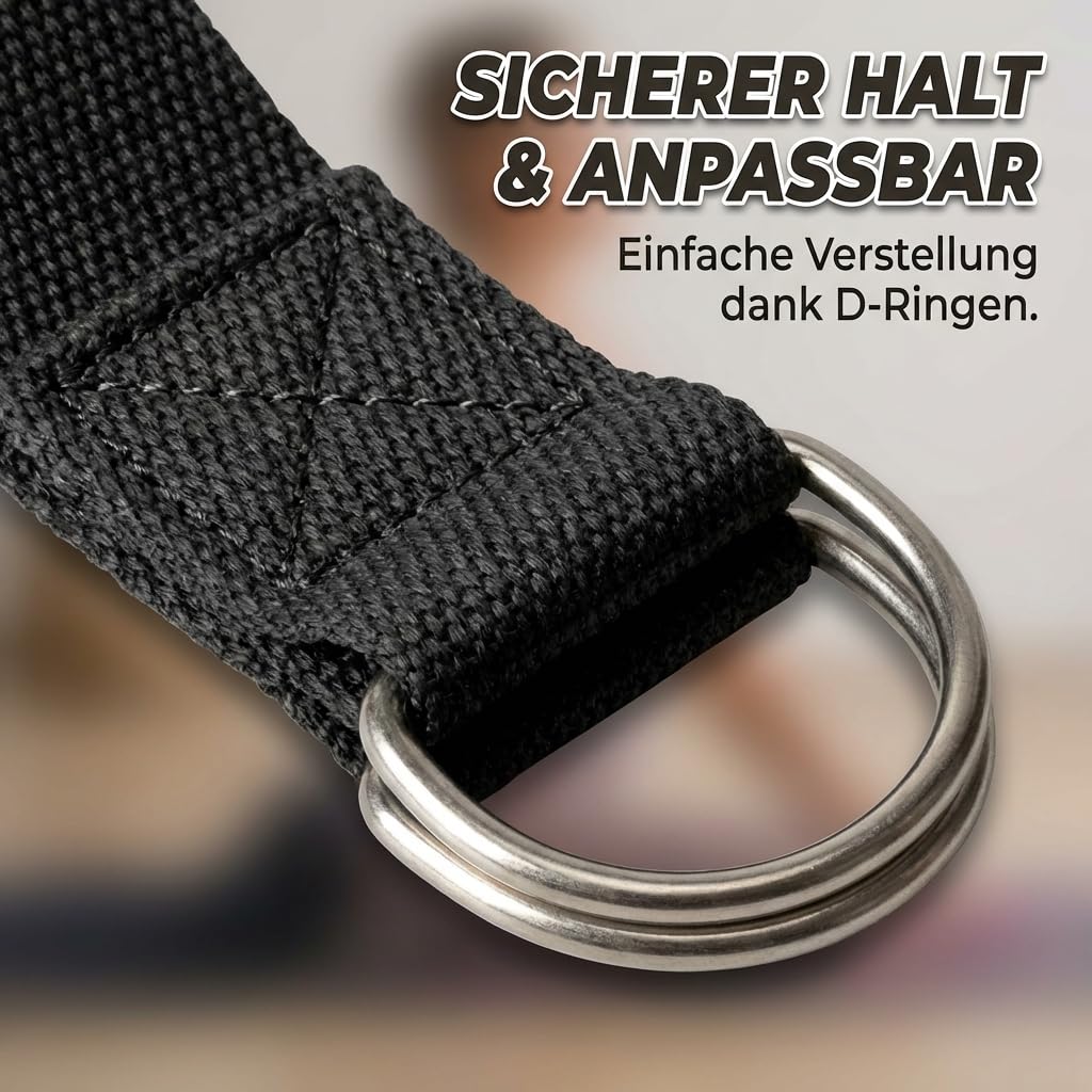 Oliver Cinghia per Allenamento Fascia Fitness per Stretching Yoga Pilates Palestra a Casa Accessorio Sportivo Adulti
