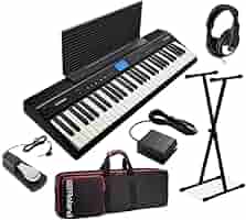 【状態良好】Roland GO:PIANO GO-61P 61鍵 スタンド付き キーボード ピアノ Roland GO-61P 61鍵盤 Xスタンド・Xイス