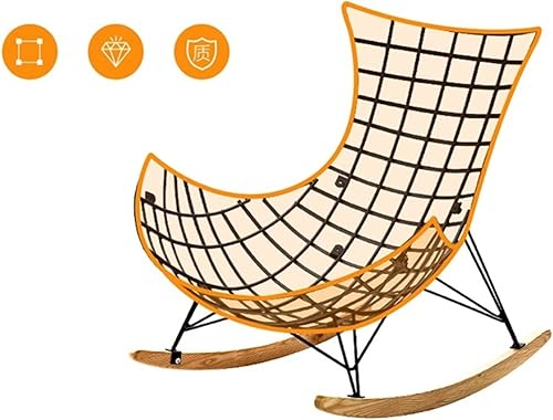 Miniatura 6 de Wonzone Sf Puf Sillones de diseñador Relax Chaise Lounge reclinable Moon Egg Sillas de piel sintéticaterciopelo 2 materiales hierro sólido