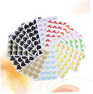 Hohopeti 13 Folhas Adesivos Pretos Para Montagem De Fotos Cantos De Imagem Para Scrapbooking Cantos De Fotos Autoadesivos Decoração De Parede De Fotos Adesivos De Canto Papel Kraft 4G