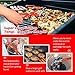 KAMaster Grill Scissors Tongs Aluminium Barbecue Grill Tong Grill Set Extra Light and Long Kitchen Tongs Barbecue Tool Grill Accessories for BGE,Easy to Control Grill Tools for Food with Red Handle